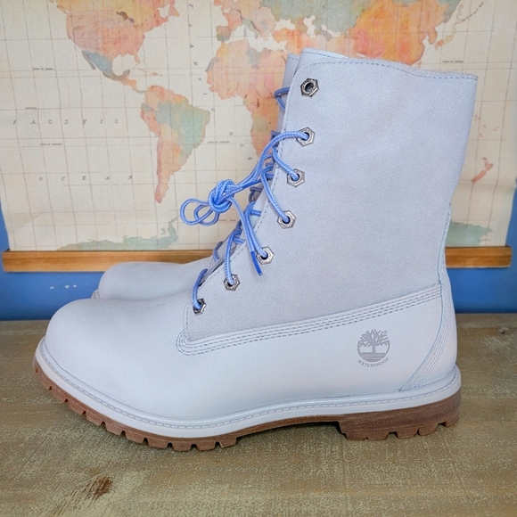 BRAND NEW Timberland 6" WP FLEECE FOLD DOWN Women's Size 10.0 - Picture 1 of 6